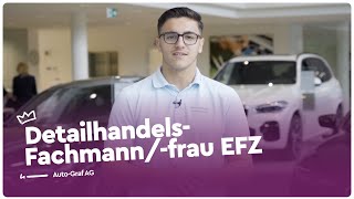 Die Ausbildung als Detailhandelsfachmannfrau EFZ Automobil AfterSales  Lehrstellenvideo  Yousty [upl. by Aylsworth]