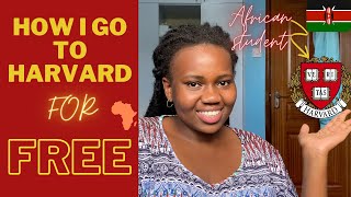 How I go to Harvard University FOR FREE As an African Student  Financial Aid Revealed Episode 2 [upl. by Poland]