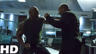 Hızlı Ve Öfkeli 7  Hobbs vs Shaw Dövüş Sahnesi  HD [upl. by Neiman]