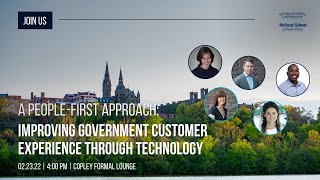 A PeopleFirst Approach Improving Government Customer Experience Through Technology [upl. by Ahsot]