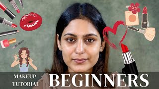 Uncut daily life make up tutorial for beginners in easy way stepbystep [upl. by Suraved436]