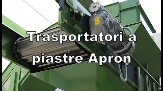 GOVONI HANDLING SYSTEMS  Trasportatori a piastre Apron [upl. by Brogle]