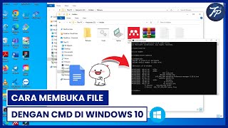 Cara Membuka File Dengan CMD Di Windows 10  Buka File Dengan CMD [upl. by Hnim515]