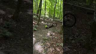 Gnarly mtb crash… way overturned [upl. by Herzberg765]