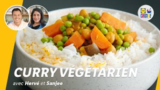 Curry végétarien  Feat Sanjee  Lidl Cuisine [upl. by Tremann]