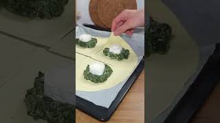 La recette des Feuilletés épinardschèvre  🥬🧀 [upl. by Silverstein]