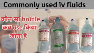 Types of IV Fluid  Fluid Management [upl. by Dietrich]