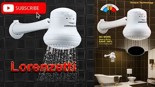 Lorenzetti Electric Shower Head  Save Water and Electricity  Electric Instant Water Heating Tap [upl. by Flint]