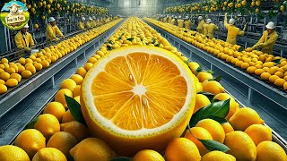 How Lemons Are Harvested and Sorted Using Modern Technology  Amazing LargeScale Lemon Factory [upl. by Mossman]