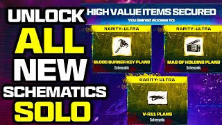 How To Unlock ALL NEW SCHEMATICS SOLO in MW3 Zombies Season 2 Reloaded VERY EASY GUIDE [upl. by Leunamnauj]