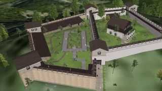 Cetatea dacică Costeşti  Blidaru reconstituire 3D virtuală [upl. by Nnaynaffit]