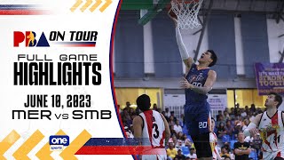 Meralco vs San Miguel highlights  2023 PBA on Tour  June 10 2023 [upl. by Nirroc]