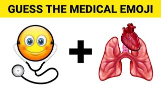 Guess the Medical Terminology Emoji  Part 1  Quiz amp Trivia Game [upl. by Orsino822]