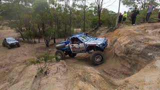 Twin locked on 40 inch tyres LN106 hilux build TEST RUN Arb Test track Freemans waterhole [upl. by Rachael]