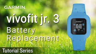 Tutorial  vívofit jr 3 Battery Replacement [upl. by Allez132]