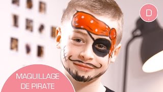 Maquillage de pirate  Atelier Maquillage [upl. by Nnayllehs]