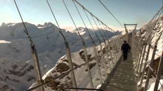 Titlis Cliff Walk Bridge Scariest and Highest Suspension Bridge [upl. by Rim]