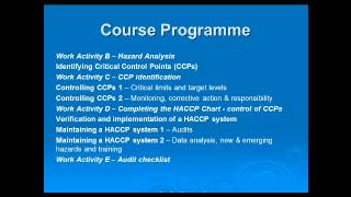 Level 3 HACCP elearning  training course content [upl. by Kilroy]