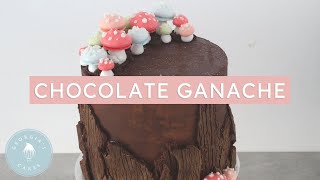 CHOCOLATE GANACHE MASTERCLASS and How to Apply it to a Cake  Georgias Cakes [upl. by Ozne25]