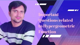 Some important questions related to Hypergeometric Function [upl. by Aihsenak75]