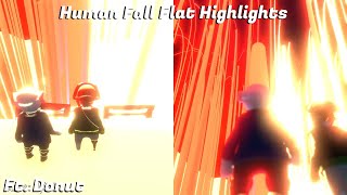 Donut Explodes a Laboratory  Human Fall Flat Highlights [upl. by Keslie]