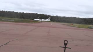 ATR72 Flybe take off Mariehamn airport [upl. by Eekorehc549]