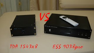 ЦАП Мультибит VS Дельтасигма LITE TDA1543 X8 VS ESS9038pro WEILIANG AUDIO Breeze audio [upl. by Gyimah]