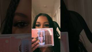 How to apply your lashes by yourselfDIY Lash Extensions at homeLankiz Lashes shorts lashes [upl. by Veator]