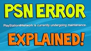 Why is PSN down Hacked  Playstation Network Maintenance Error 80710a06 Sony [upl. by Killian]