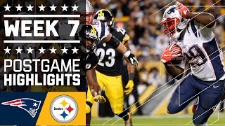 Patriots vs Steelers  NFL Week 7 Game Highlights [upl. by Audre]