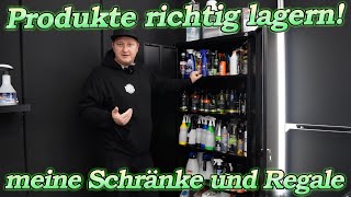 AutopflegeProdukte richtig lagern  stabile Schränke und Regale sind wichtig [upl. by Esertap856]