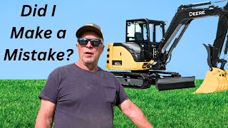 Honest Review  Tour the 60g John Deere Excavator  Mini Excavator  And Prinoth Mulcher [upl. by Jaeger]