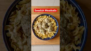 Easy Swedish Meatballs Recipe [upl. by Eimiaj]