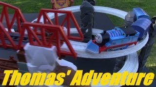 Thomas First Run on the ICY RAILS Adventure Set  Thomas Trackmaster [upl. by Dredi]