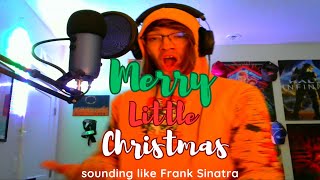 Merry Little Christmas Frank Sinatra Cover Funny [upl. by Nyram]