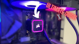 How to use the Corsair H100x RGB Elite Full install amp Ultimate guide 🔧🖥️ [upl. by Agosto390]