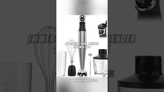 Immersion Blender Handheld Hand Blender 1100W Trigger Variable Speed 5 in 1 Stick Blender [upl. by Bertasi402]