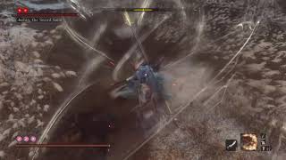 Sekiro  Cross amp Firecrackers Vs Sword Saint Isshin [upl. by Akciret34]