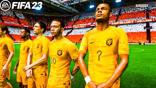 FIFA 23  NETHERLANDS VS HUNGARY  UEFA NATIONS LEAGUE 2024  PS5 4K GAMEPLAY [upl. by Aleel597]