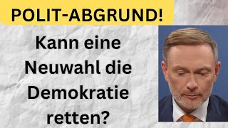 Lindner am Pranger Kann eine Neuwahl den Frieden bringen [upl. by Niabi448]