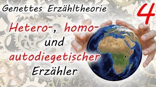 Hetero und homodiegetischer Erzähler Genettes Erzähltheorie  Teil 4 [upl. by Hodess]