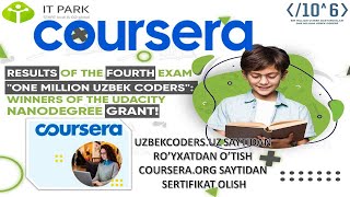 UZBEKCODERSUZ SAYTIDAN ROYXATDAN OTISH VA COURSERAORG SAYTIDAN SERTIFIKAT OLISH [upl. by Inilahs]