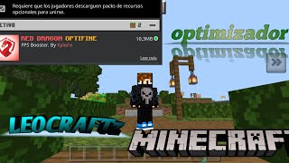 El mejor optimizador para Minecraft bedrok 12121 [upl. by Aiket]