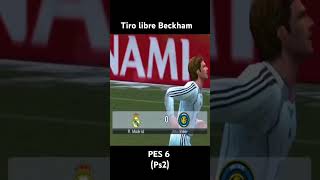 Tiro Libre Beckham  PES 6 Ps2 [upl. by Renae]