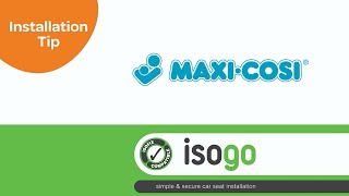 MaxiCosi ISOGO Install Tip [upl. by Kaufmann]