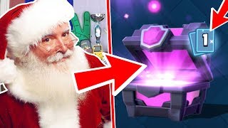 LE PÈRE NOËL ME DÉBLOQUE UNE LÉGENDAIRE DANS CE PACK OPENING  DÉFI DU FANTÔME ROYALE  CLASH ROYALE [upl. by Annael847]