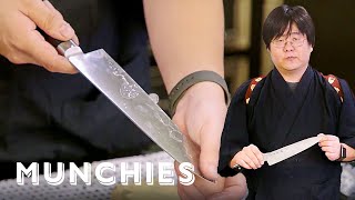 How to Sharpen a Knife with a Japanese Master Sharpener [upl. by Naesed]