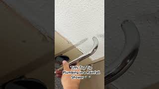 PLUMBING TIPS When fitting a rainfall shower diy howto bathroom [upl. by Remark6]