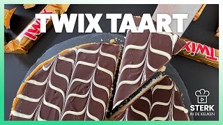 Twix Taart  Koken amp bakken met SterkInDeKeuken [upl. by Ahsitahs]