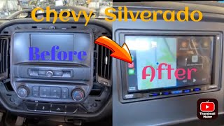 2017 Chevrolet Silverado remove radioMetra993014gaxgmln1040eu10android auto carplay radio [upl. by Nickolas]